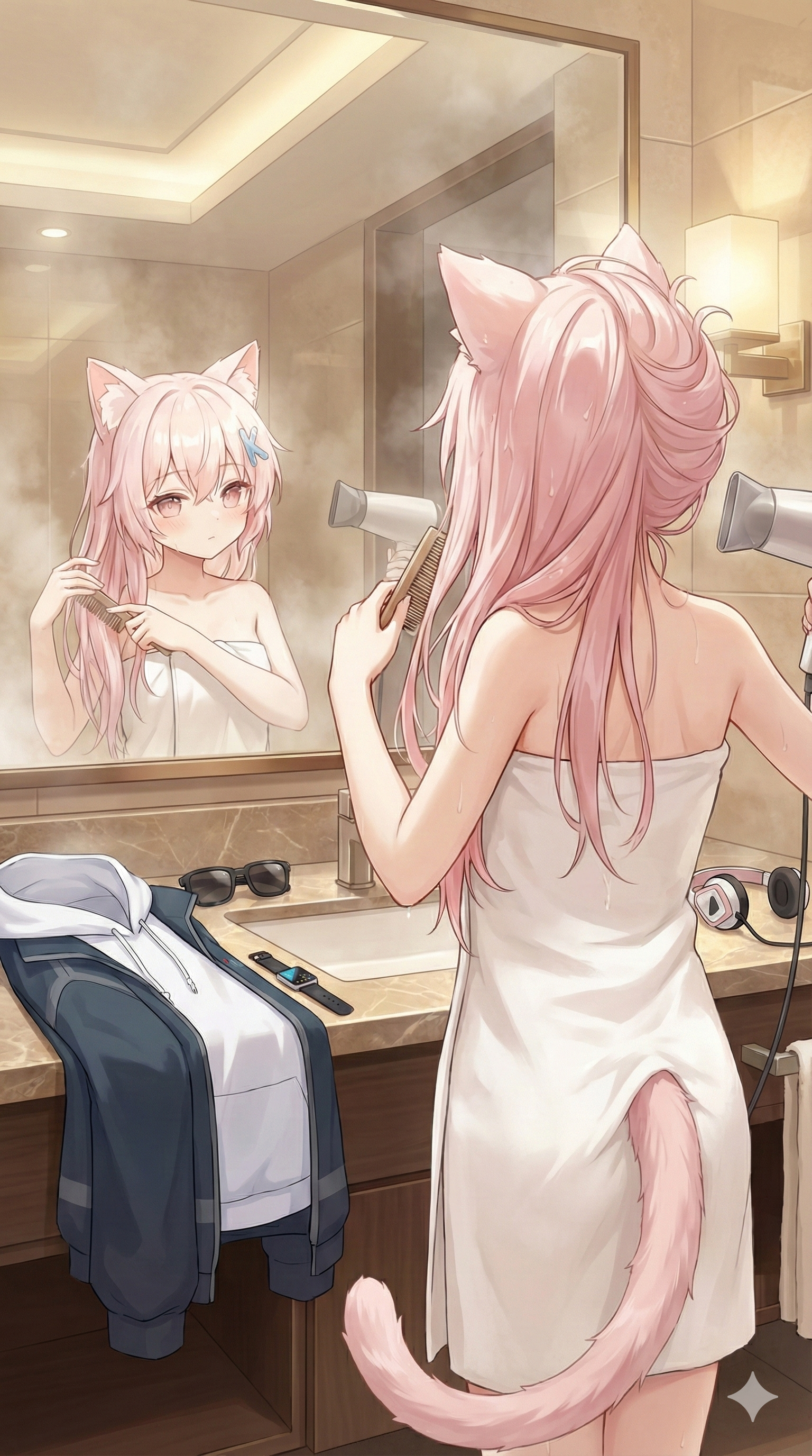 After bath