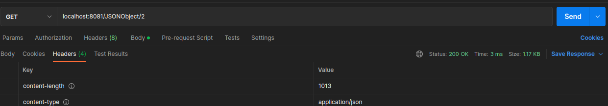 DummyObject JSON
Byte-length
