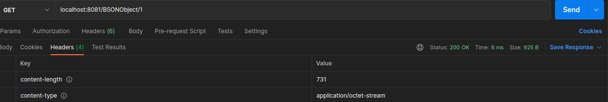 NumericObject BSON
Byte-length