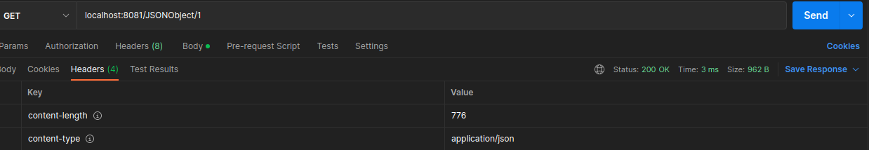 NumericObject JSON
Byte-length
