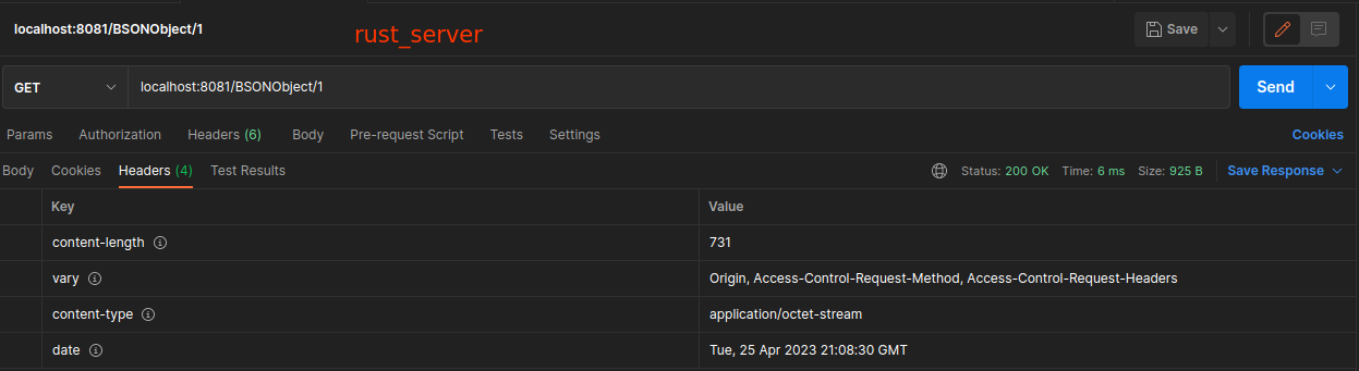 Rust return
headers