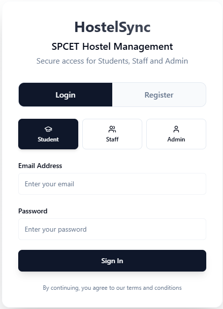 Login Page