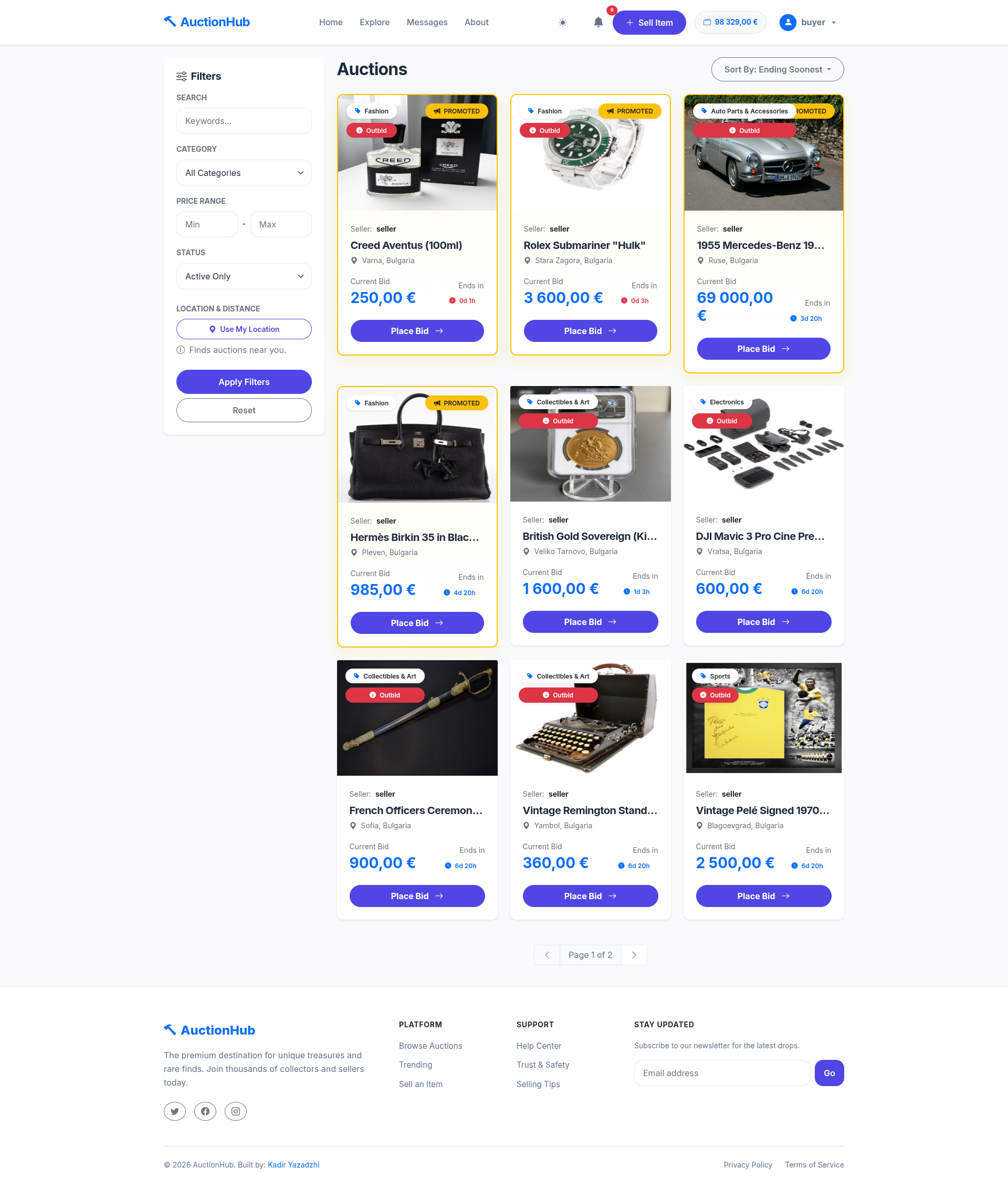 Explore Auctions