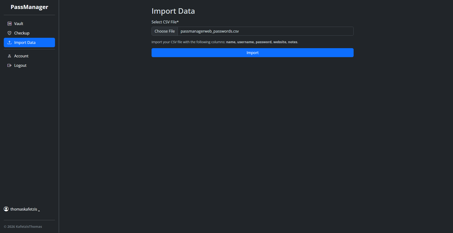 Import Data
