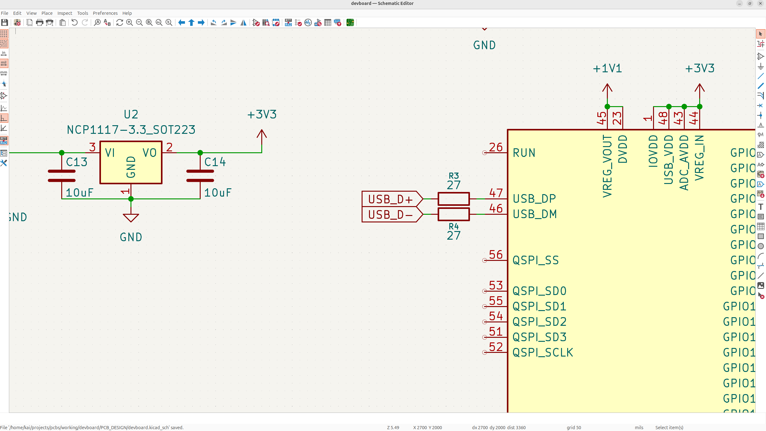 Termination resistors in place