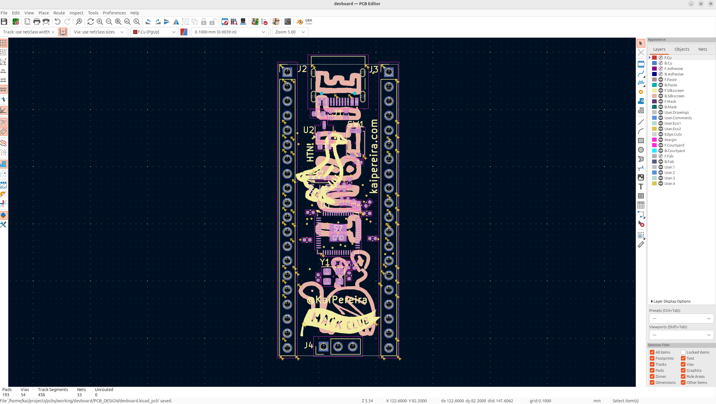 Art in progress