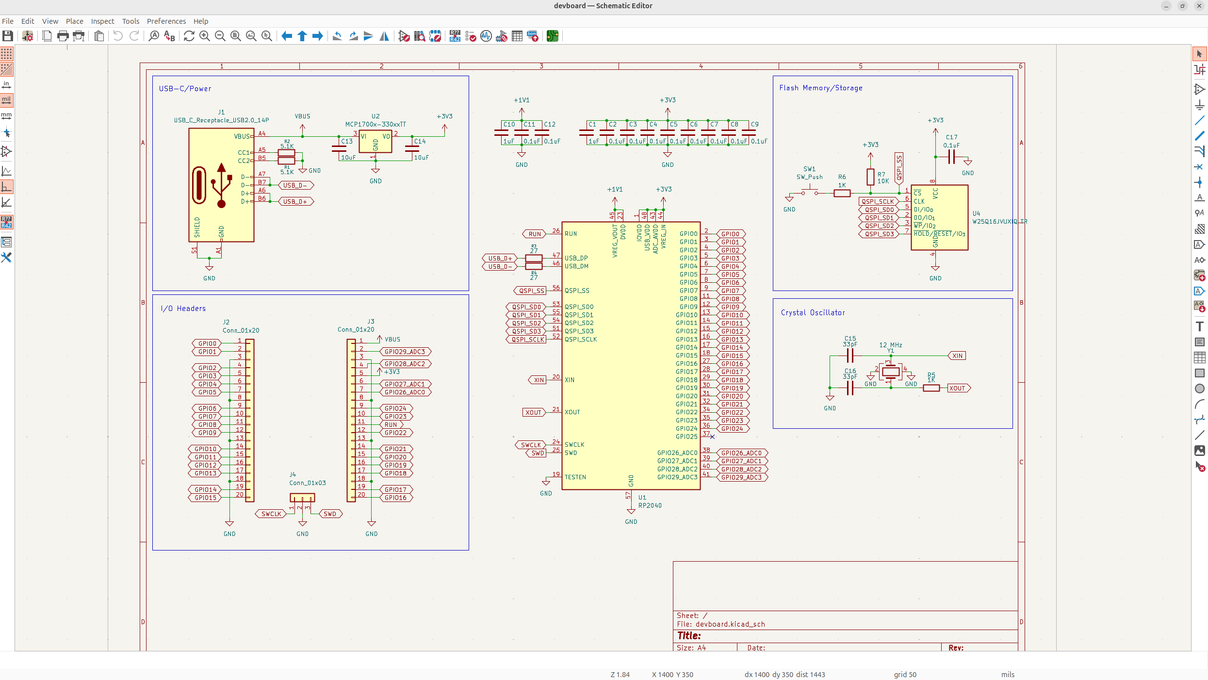 Finished schematic