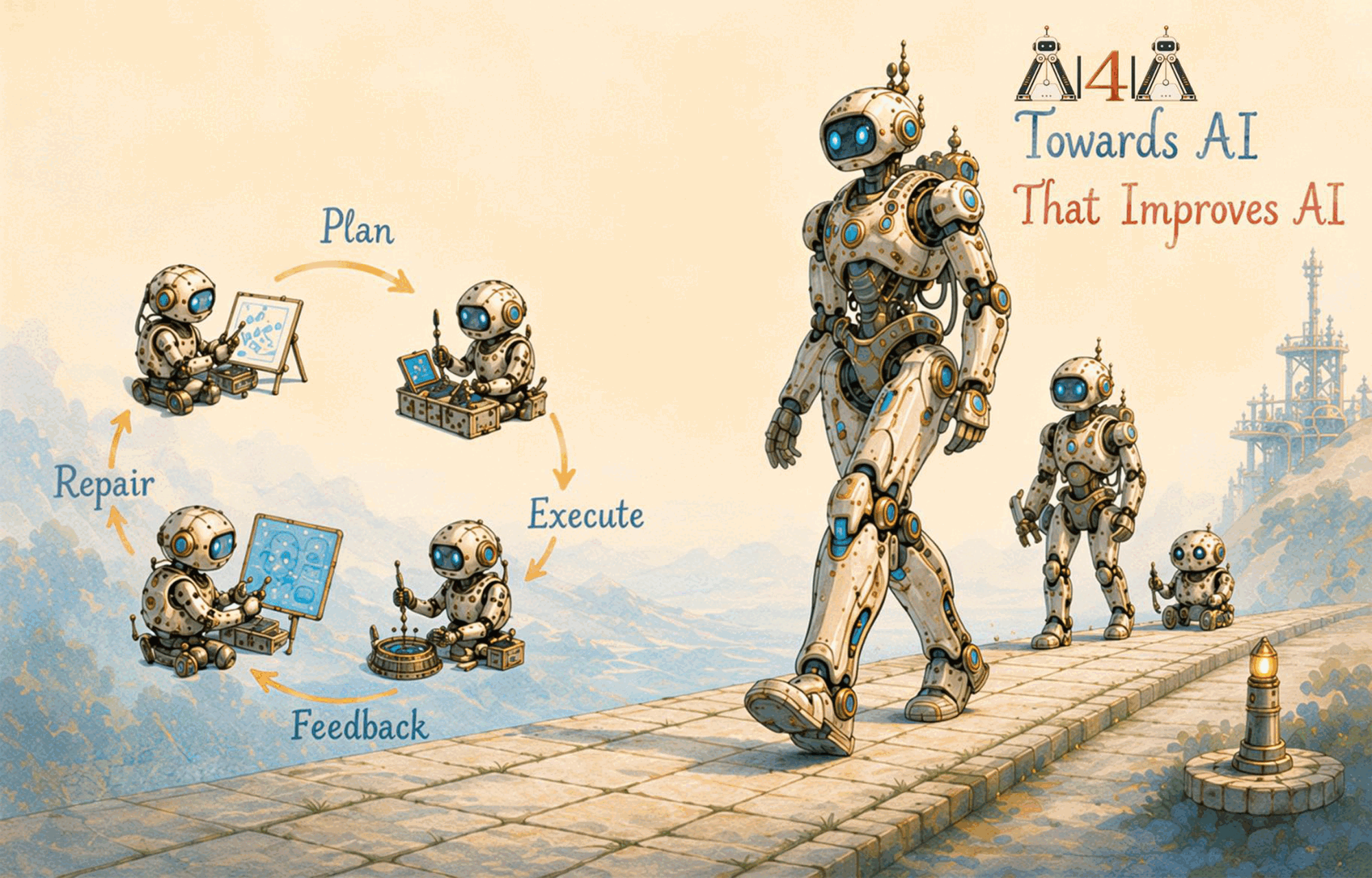 Towards AI that improves AI — the plan, execute, feedback, repair loop