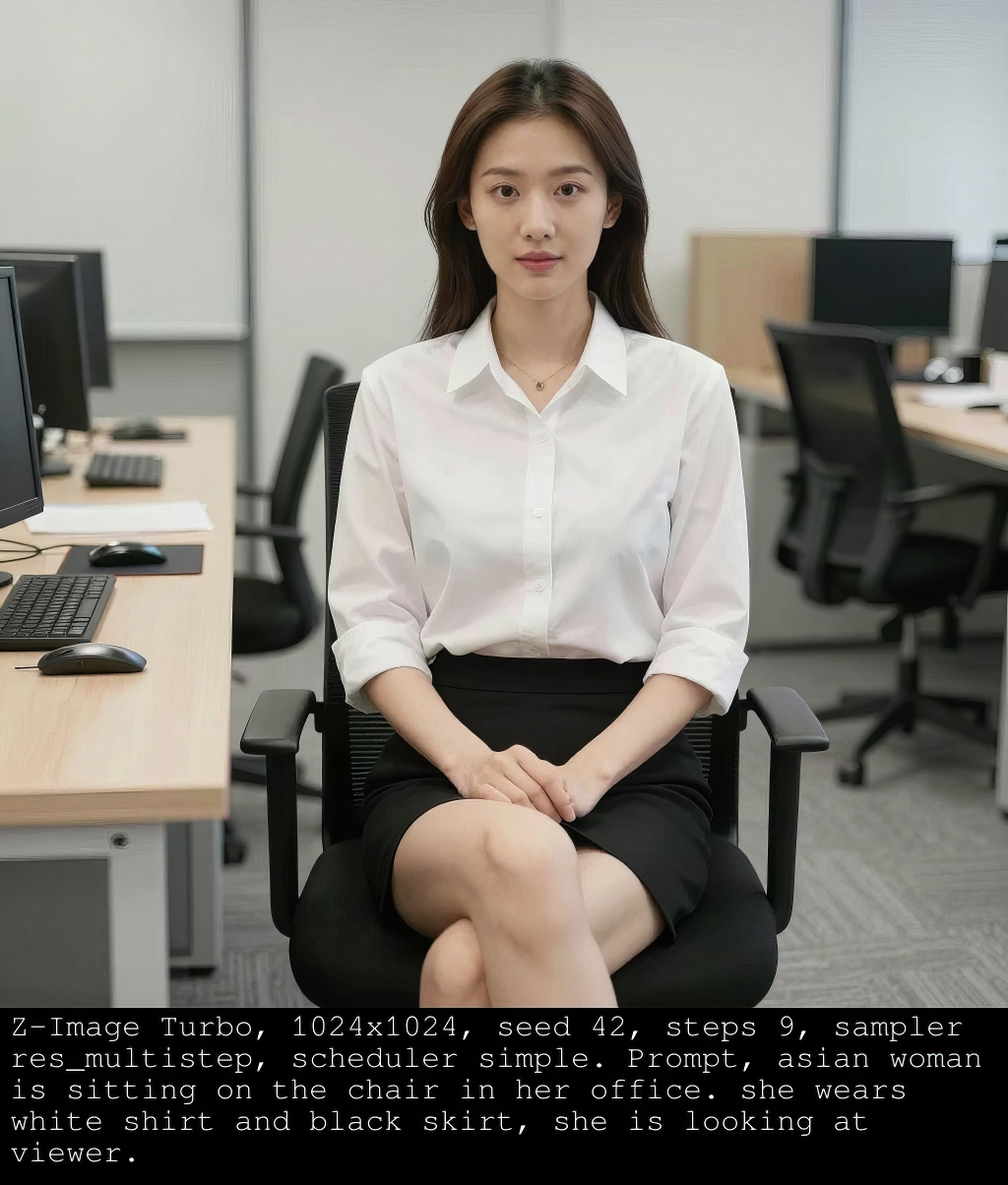 woman before
