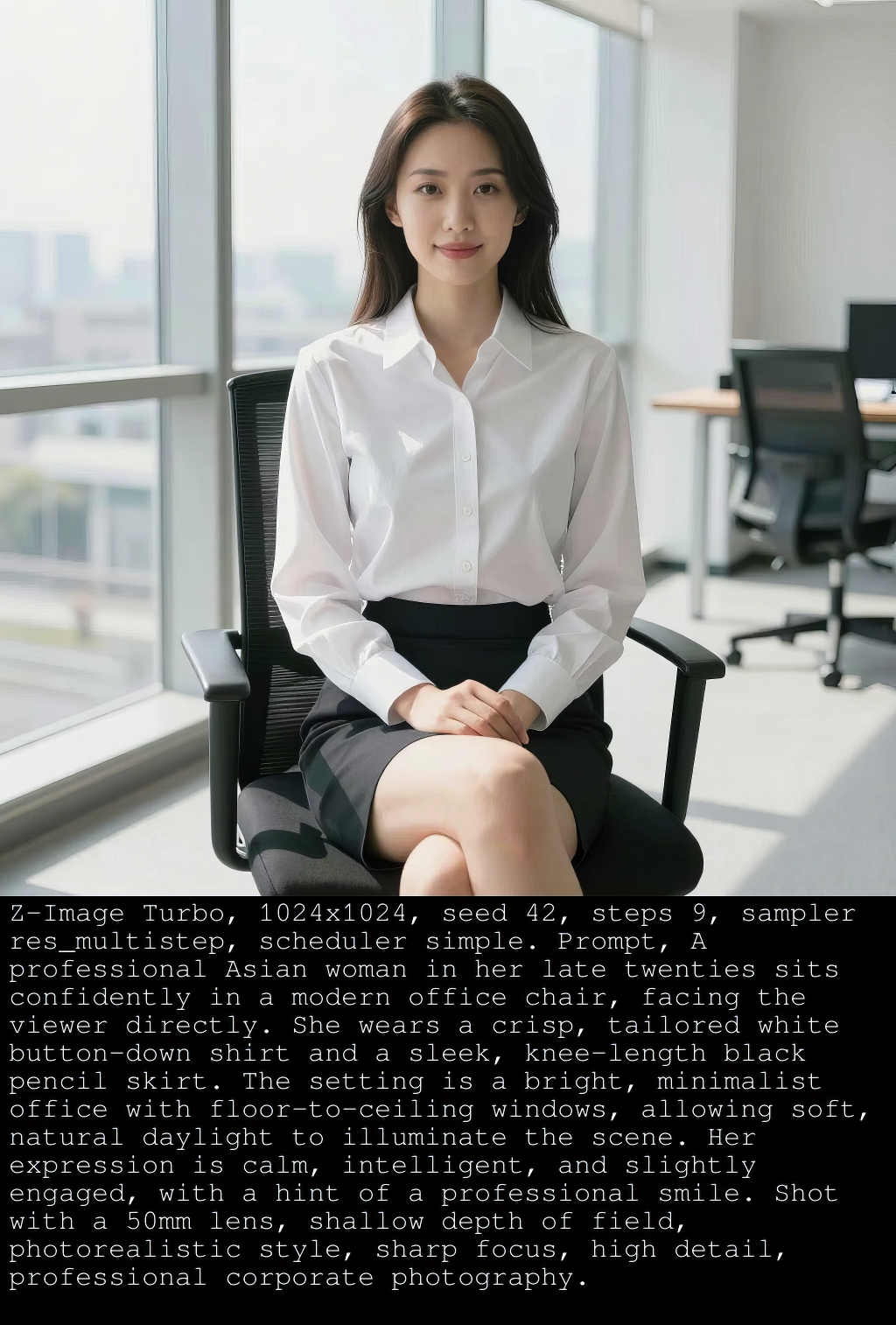 woman after