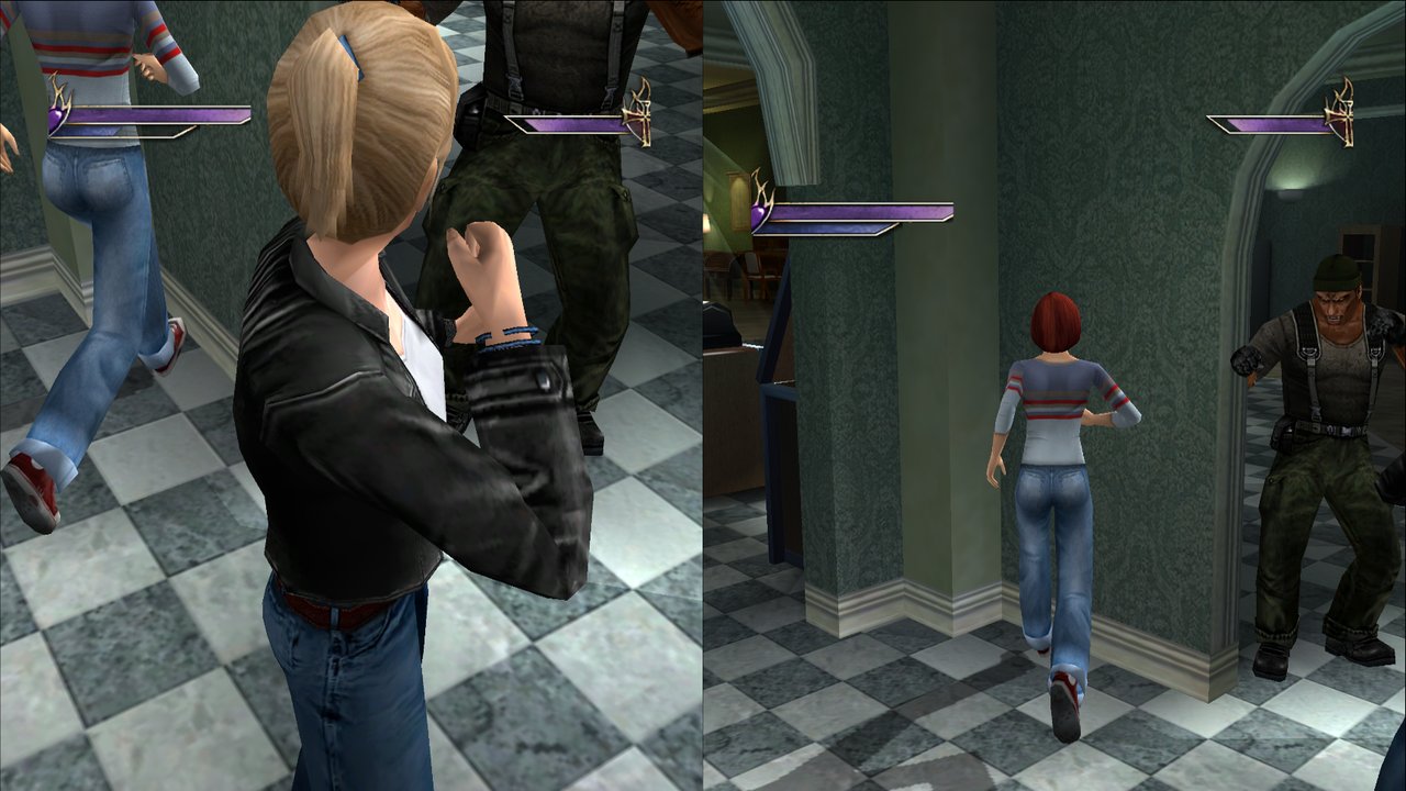 Split-screen story co-op