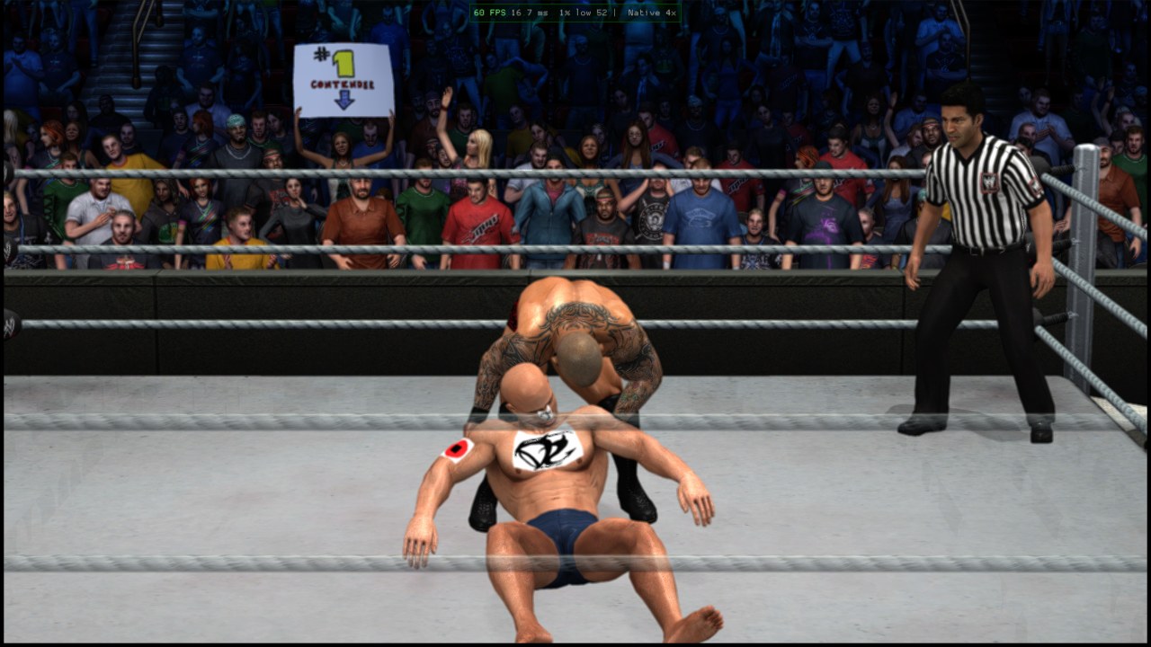 Created superstar with extra logos in a match