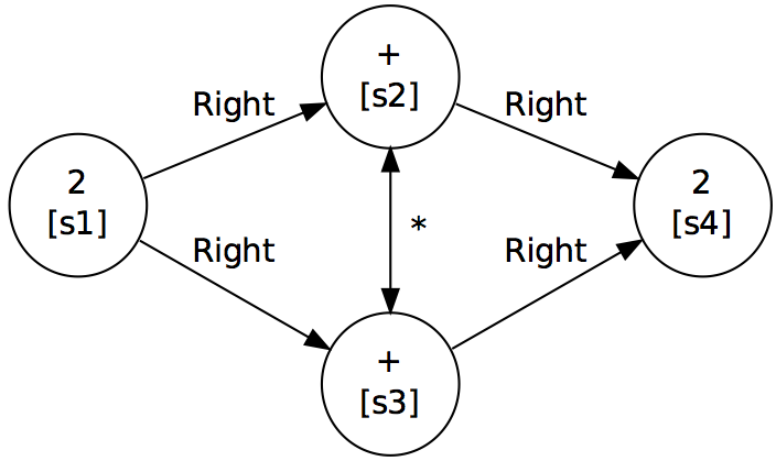 Primitive Label Graph for 2+2