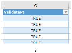 remaining Validation rows