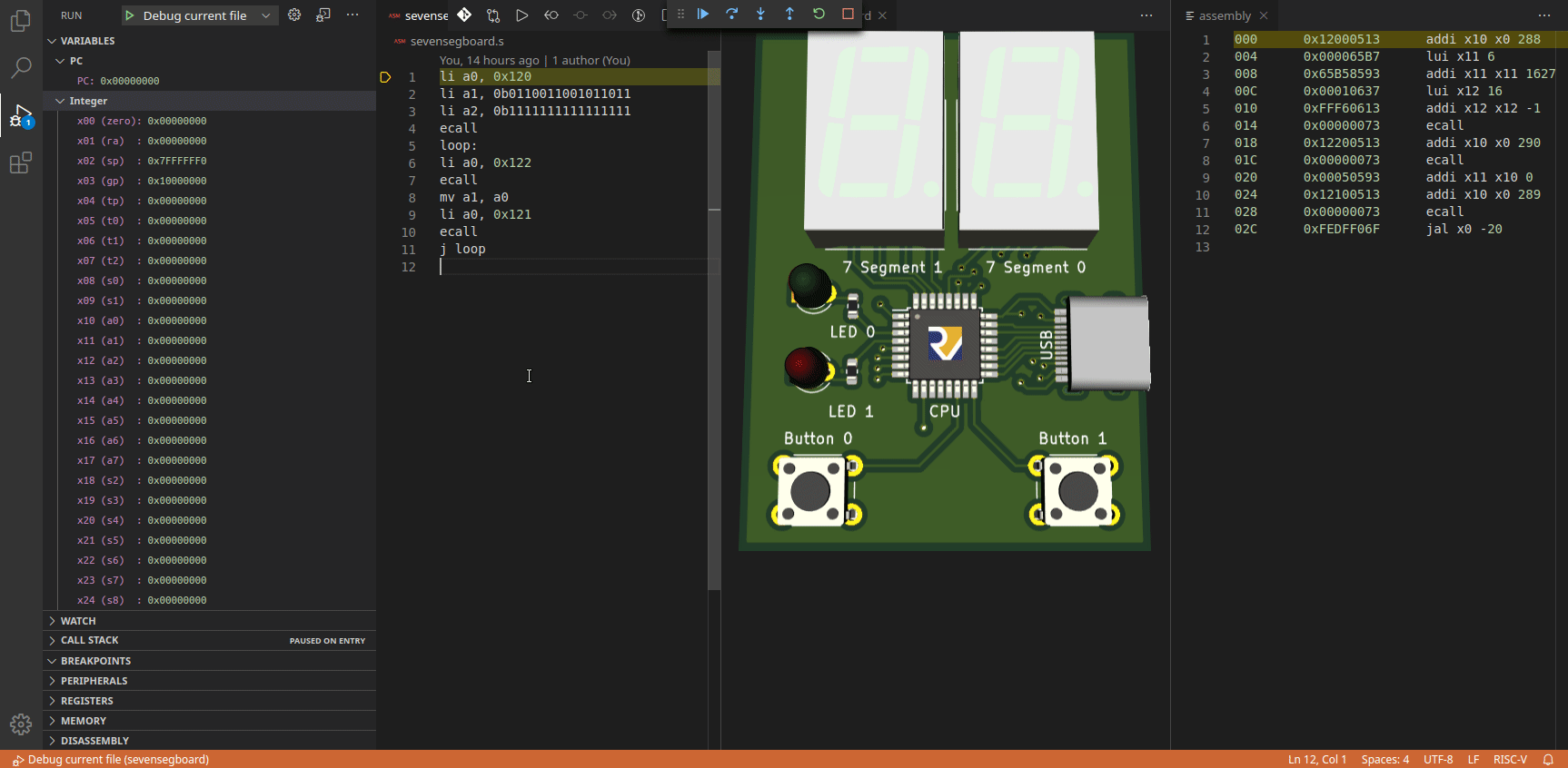 Seven Segment Board