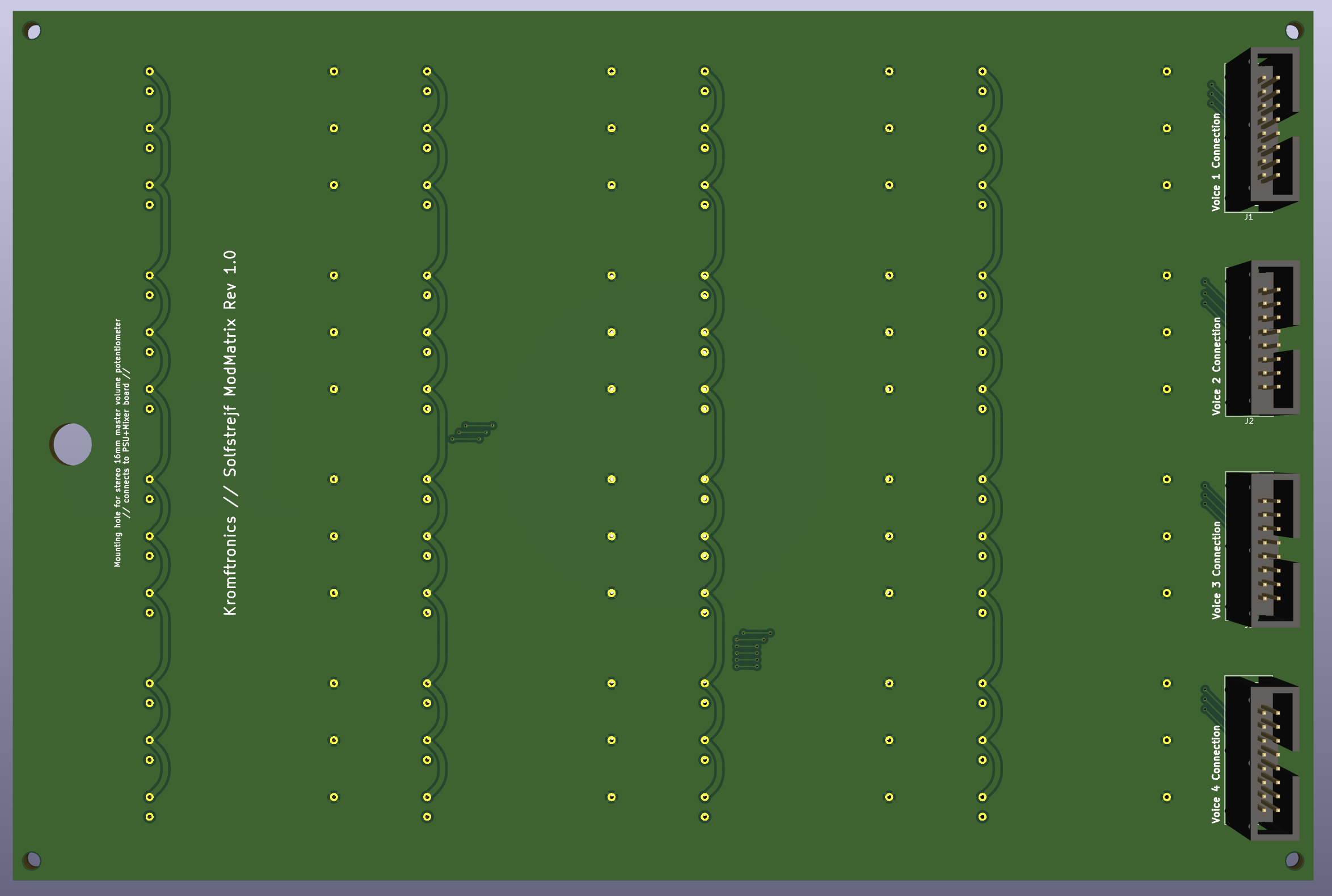 Mod-Matrix PCB Back