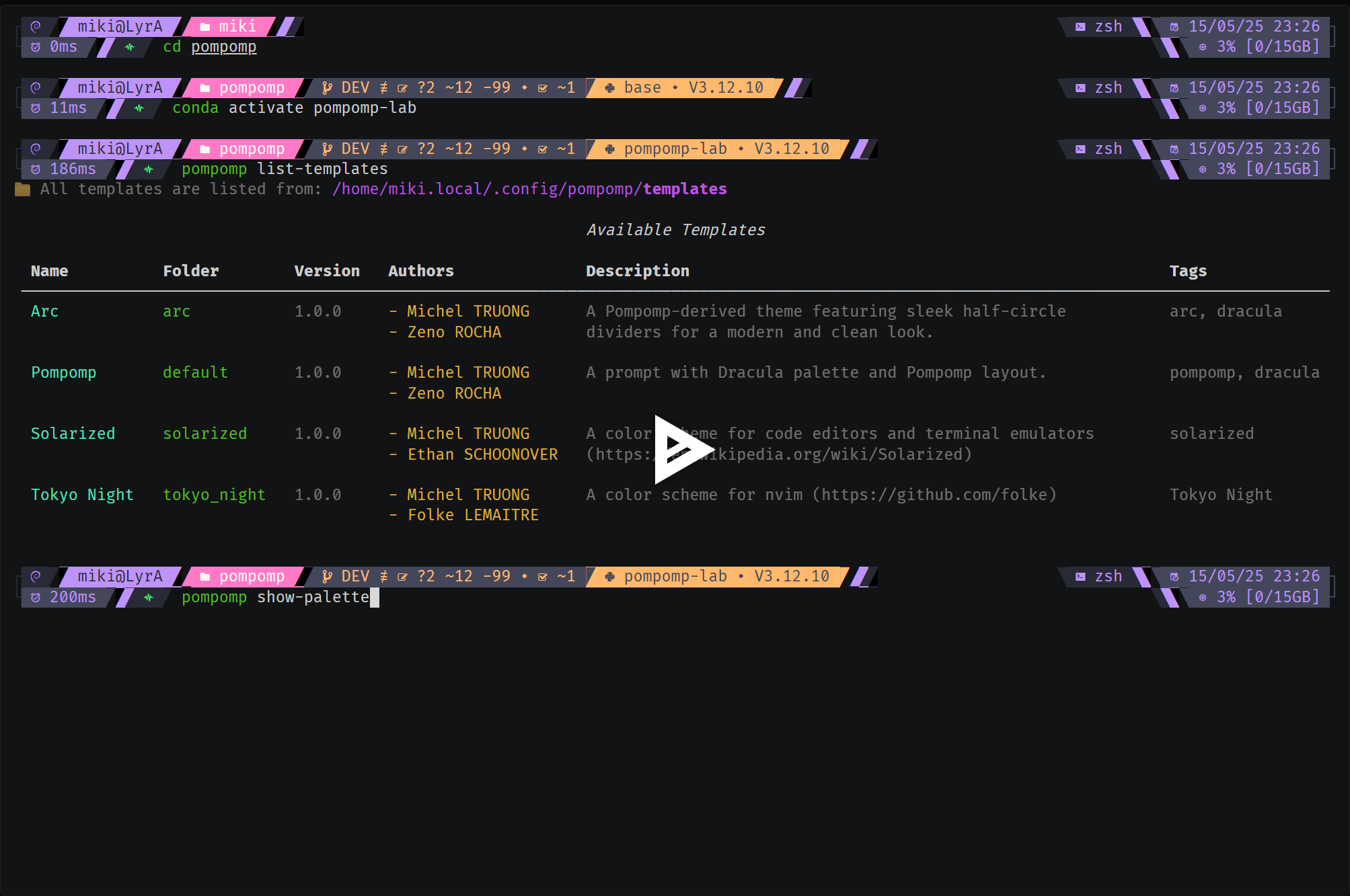asciicast