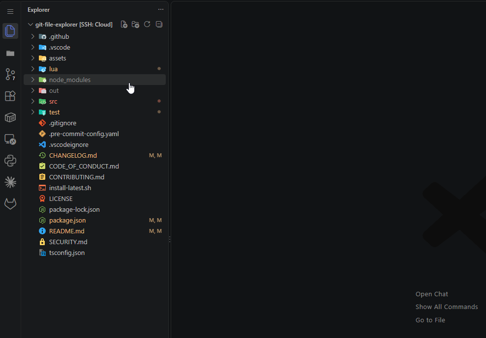 Git Scope Explorer demo