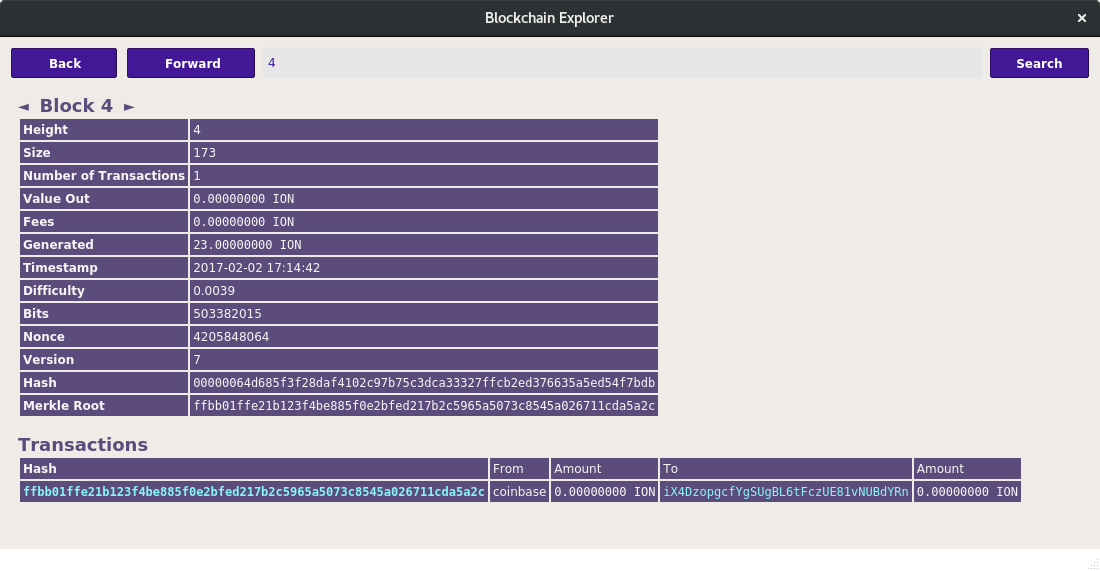 Blockexplorer