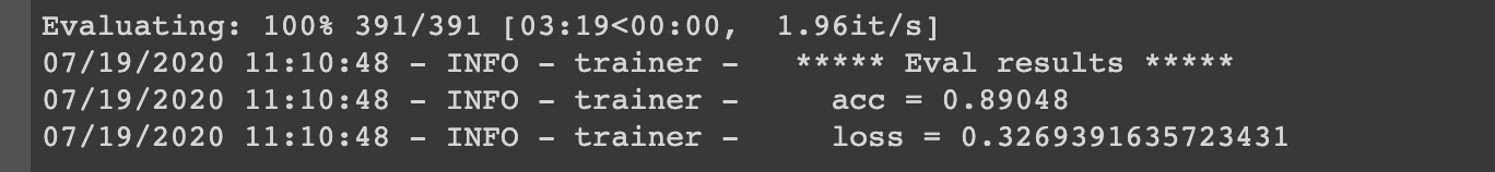 KcBERT Base finetune on NSMC