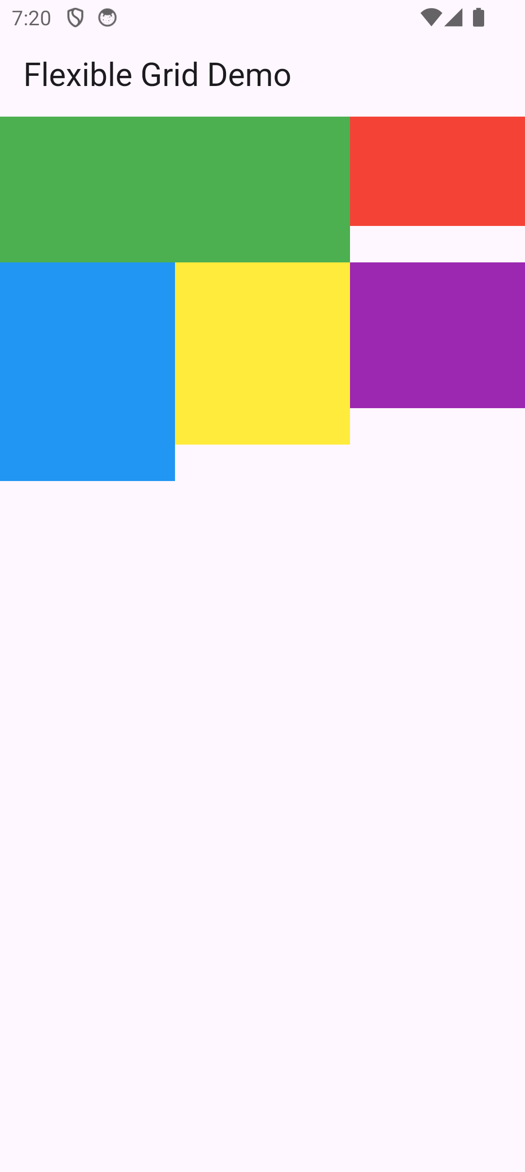 FlexibleGrid Demo Unenforced