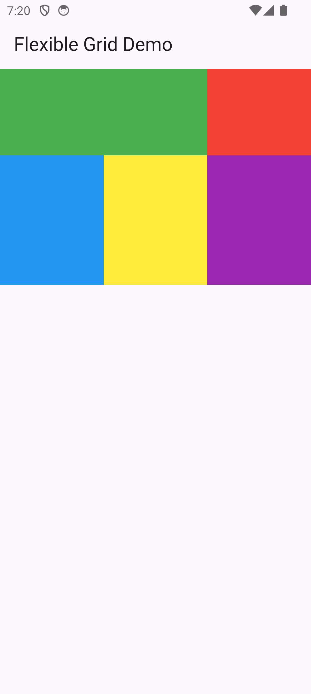 FlexibleGrid Demo Enforced