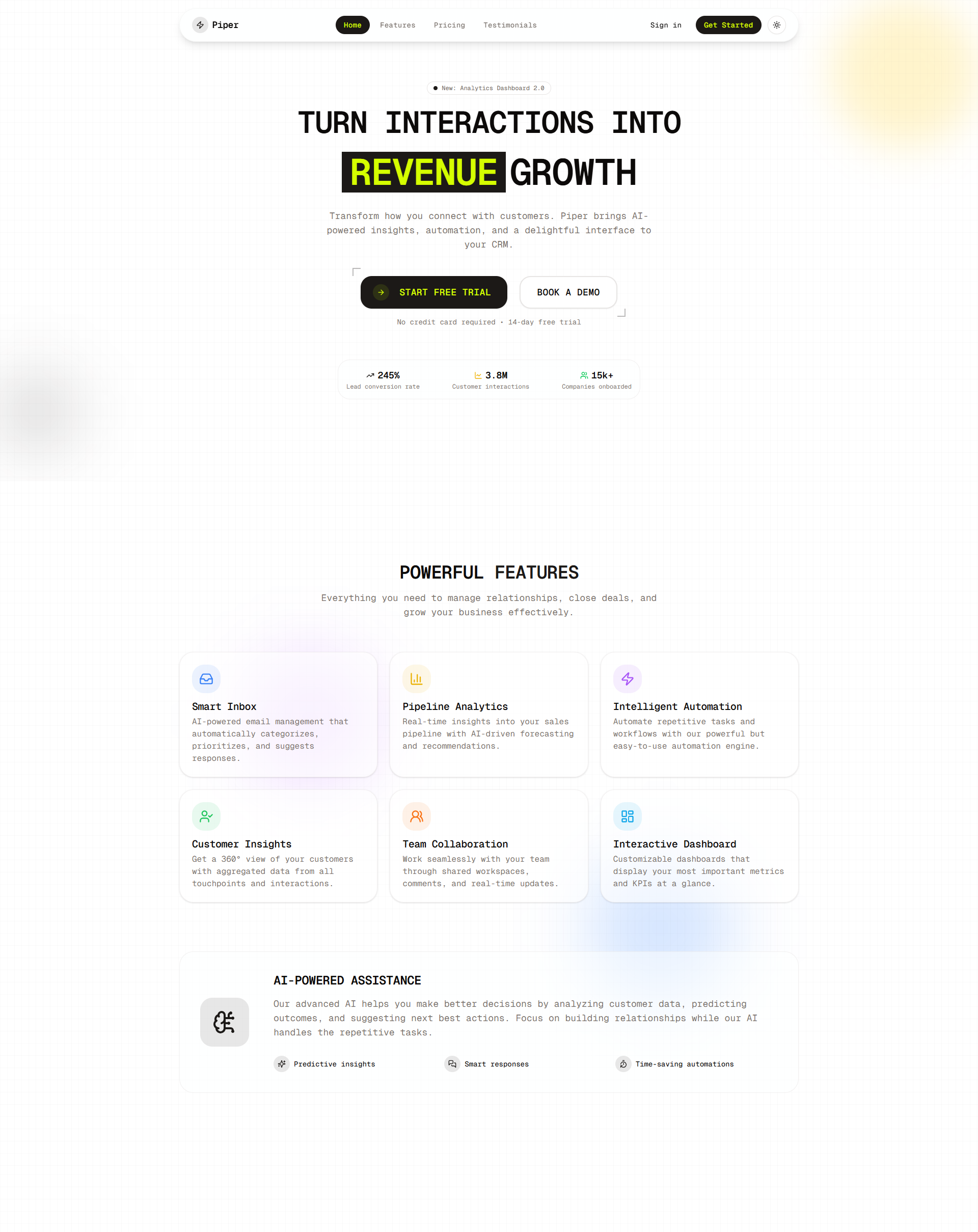 Landing Page