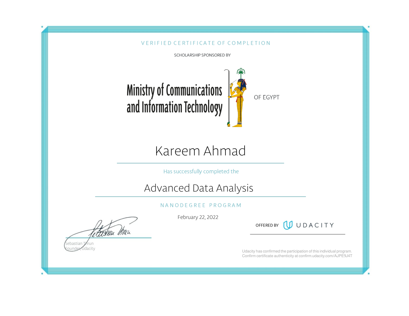 Udacity Advanced
