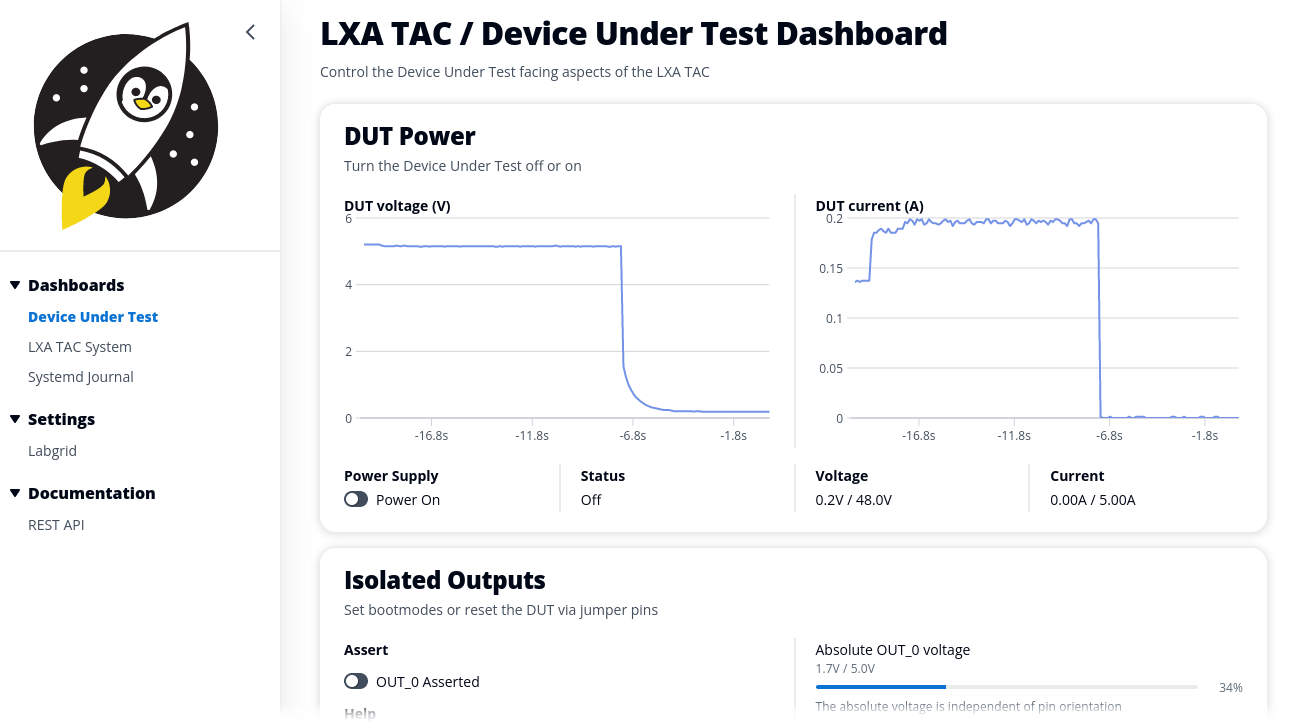 Web Interface Screenshot