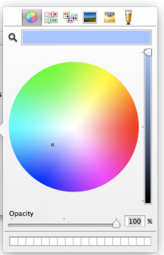 NSColorPanel from an earlier version of macOS