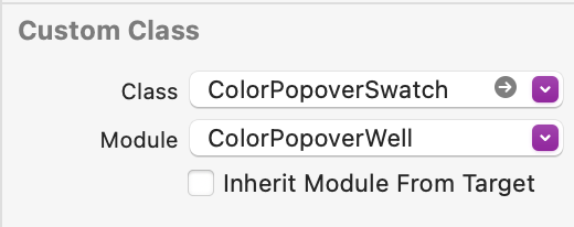 Setting the Custom Class for NSView