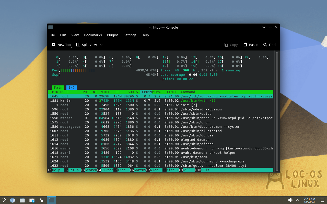 Loc-OS Linux 23 KDE en 32bit