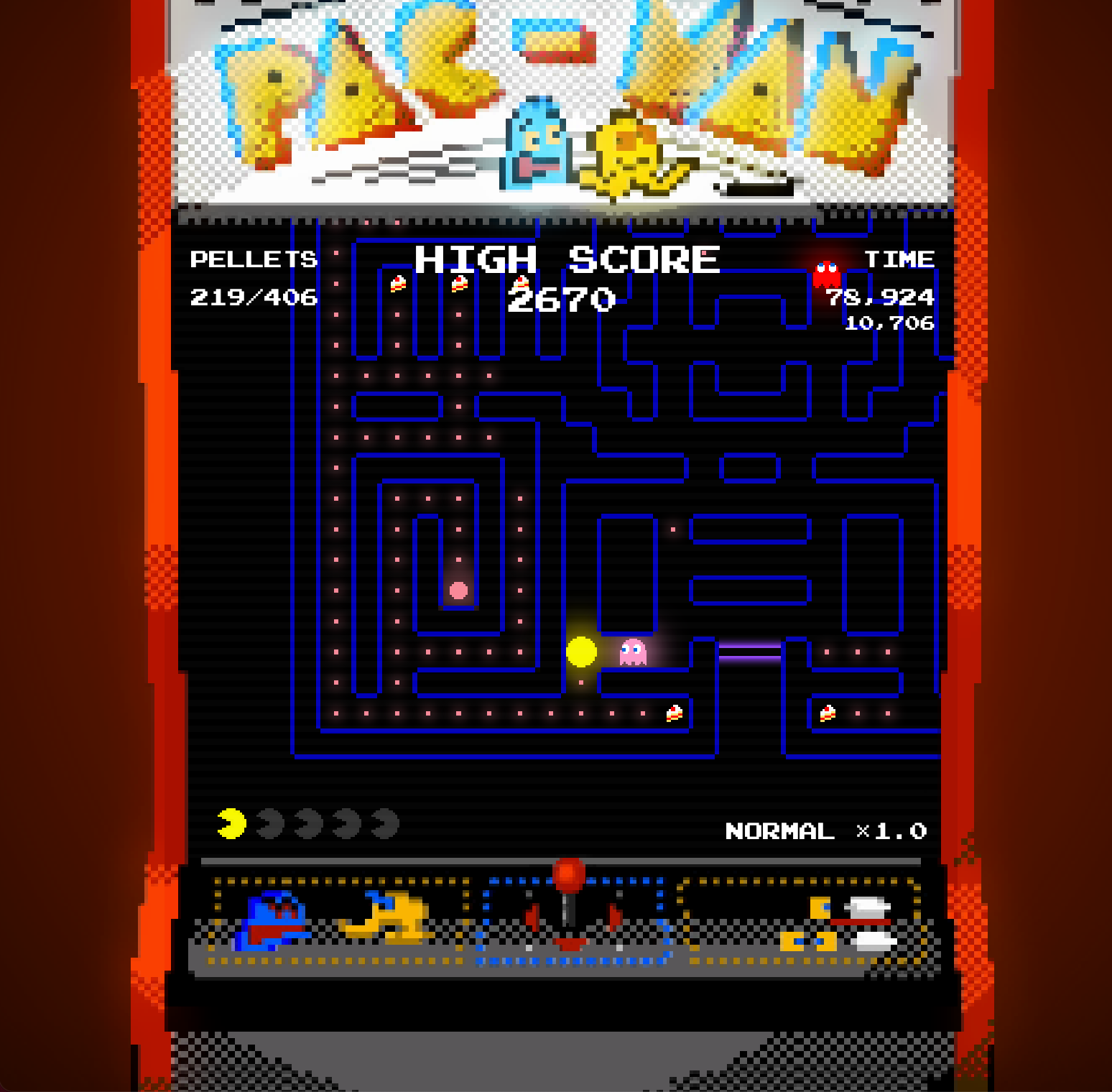 SuperPacman gameplay