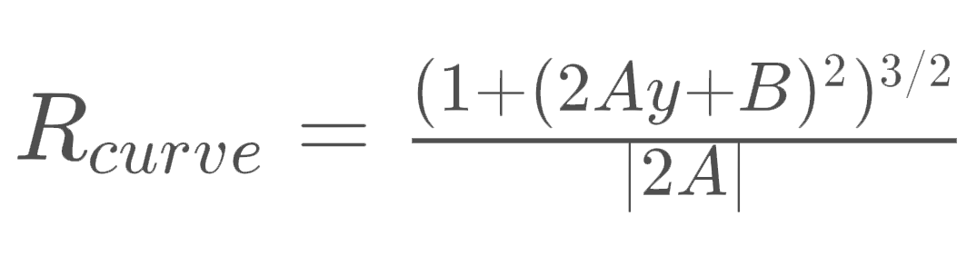 Radius equation