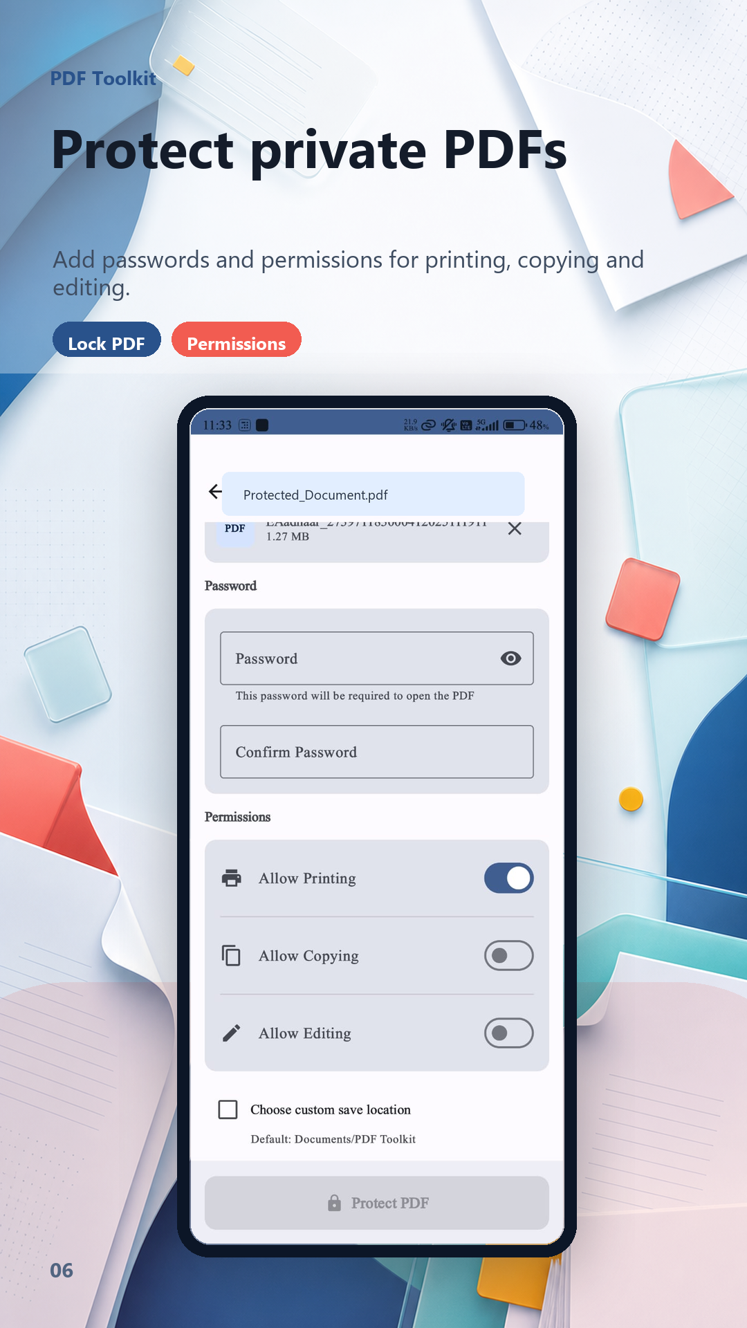 Screenshot 6 of PDF Tools — opens full size