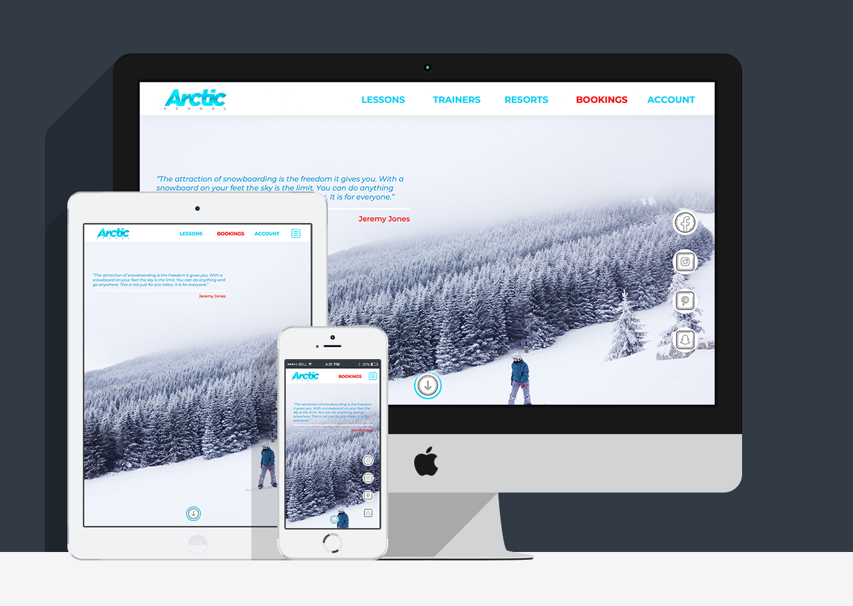 GitHub - KarolSliwka/ArcticSchool: 4th Milestone project - Code ...