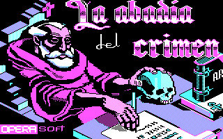 Abadia del Crimen main screen