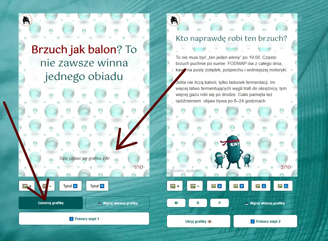 Krok 5 – Przycisk Generuj grafikę