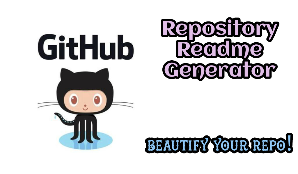 Generate beautiful Repository Readme