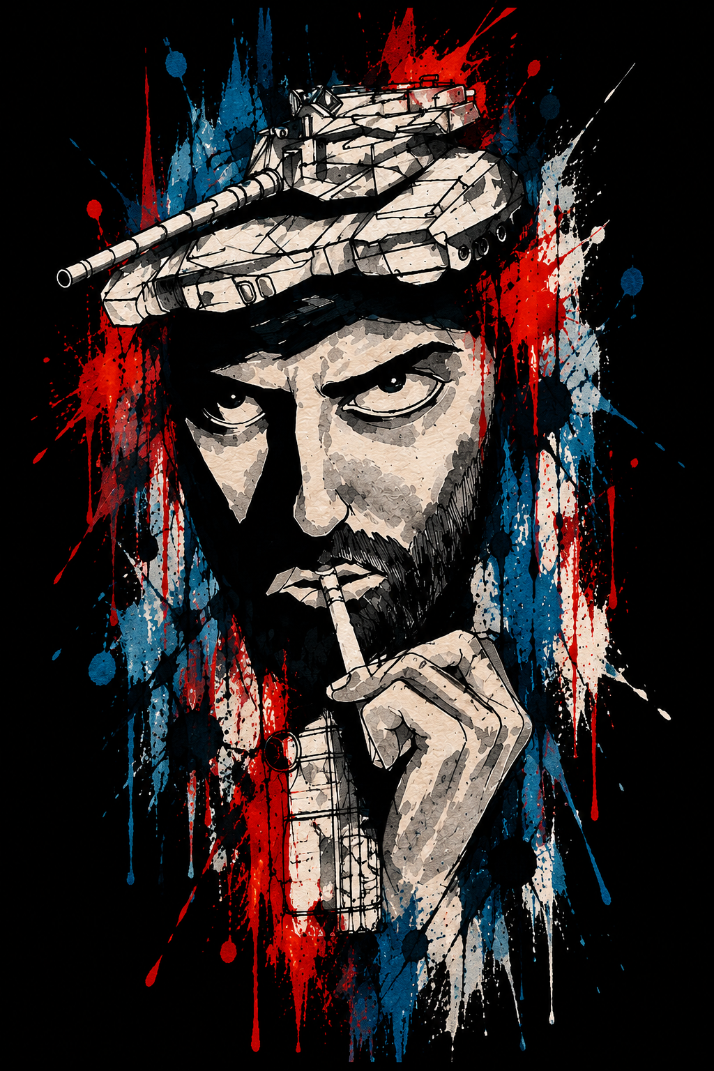 War Inside tattoo artwork