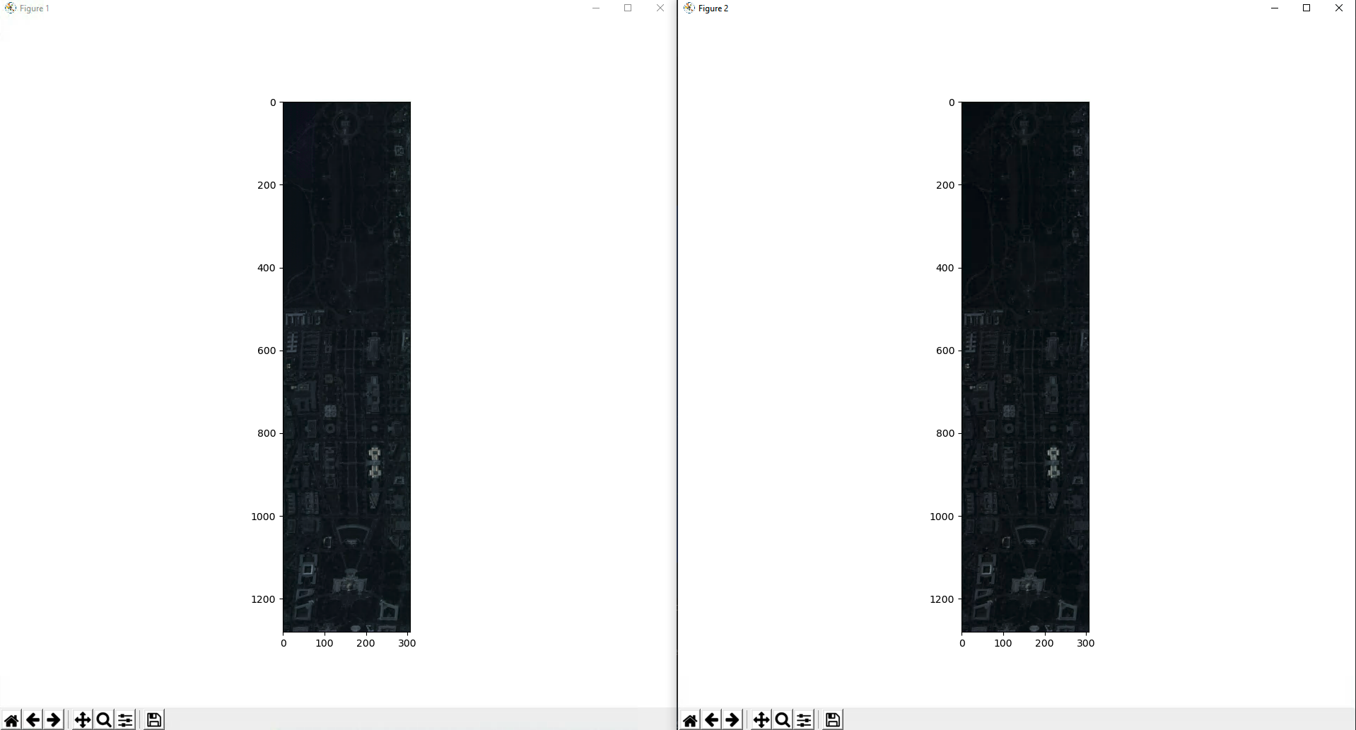 Displaying TCC and FCC images