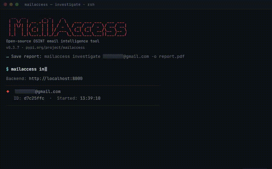 Investigation demo