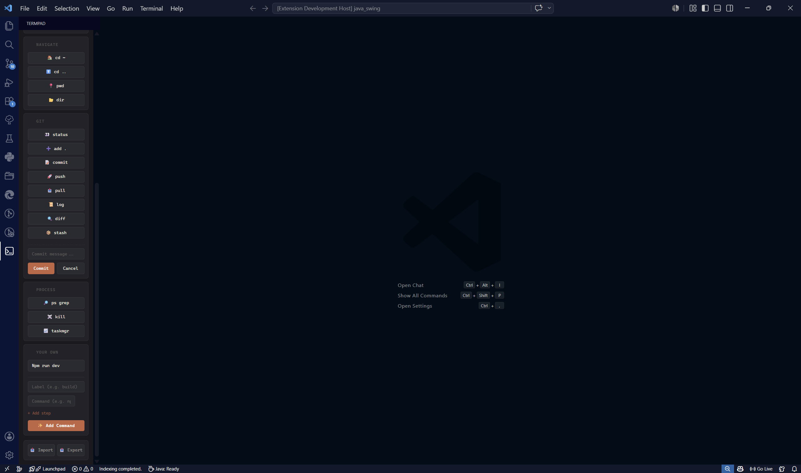 TermPad - Custom Actions