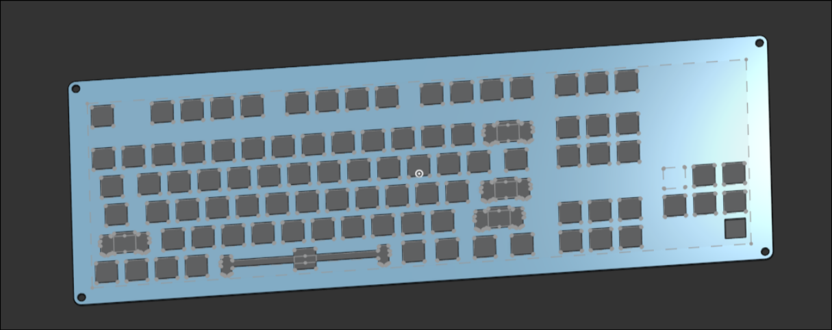 Kaboard keyboard, from the project README
