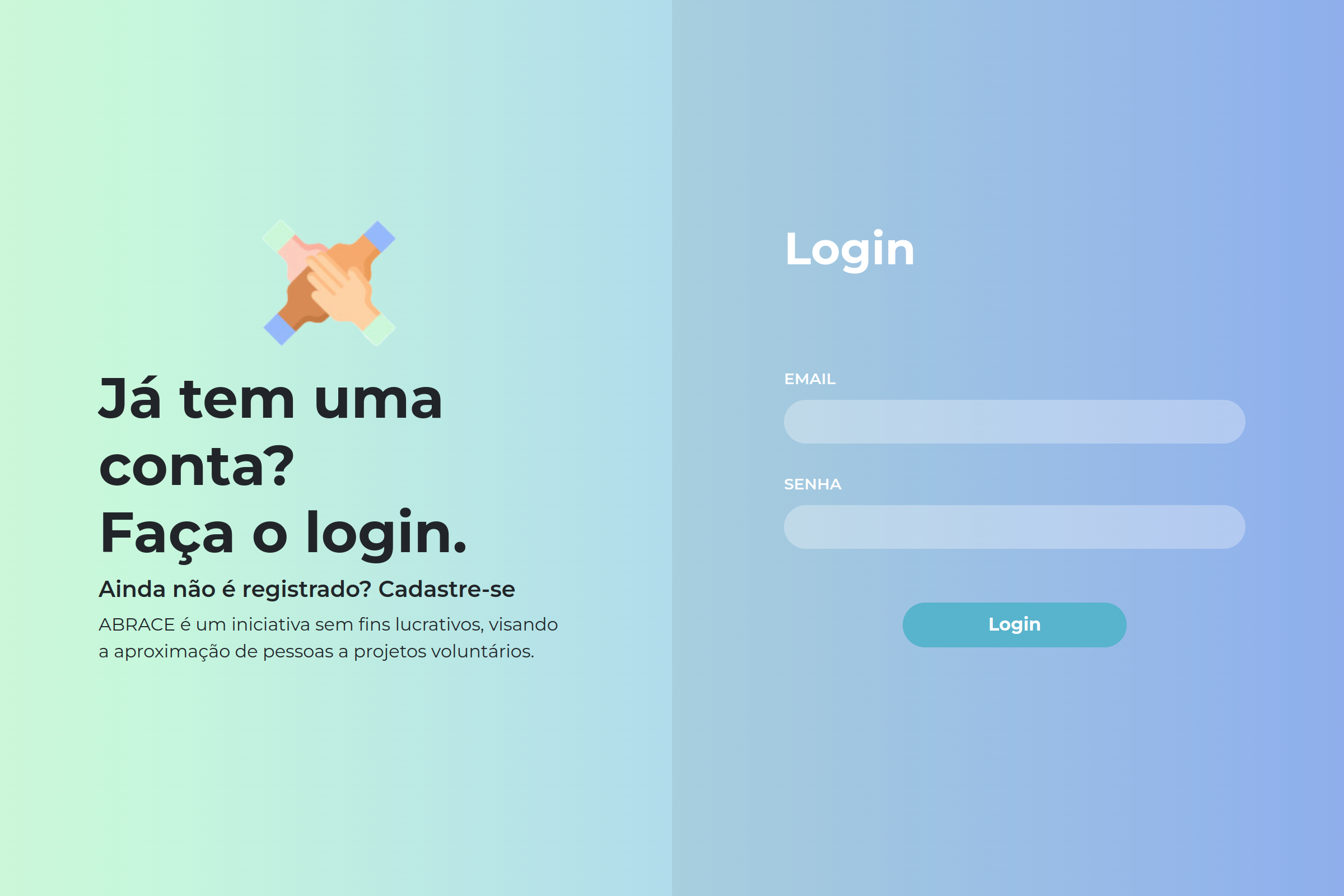 Página de login