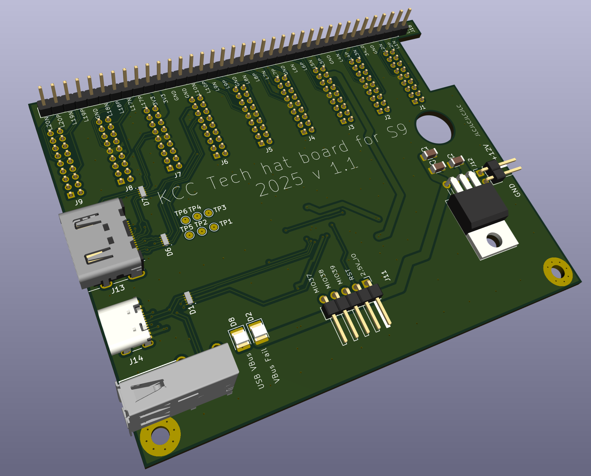 Antimner S9 HatBoard, from the project README