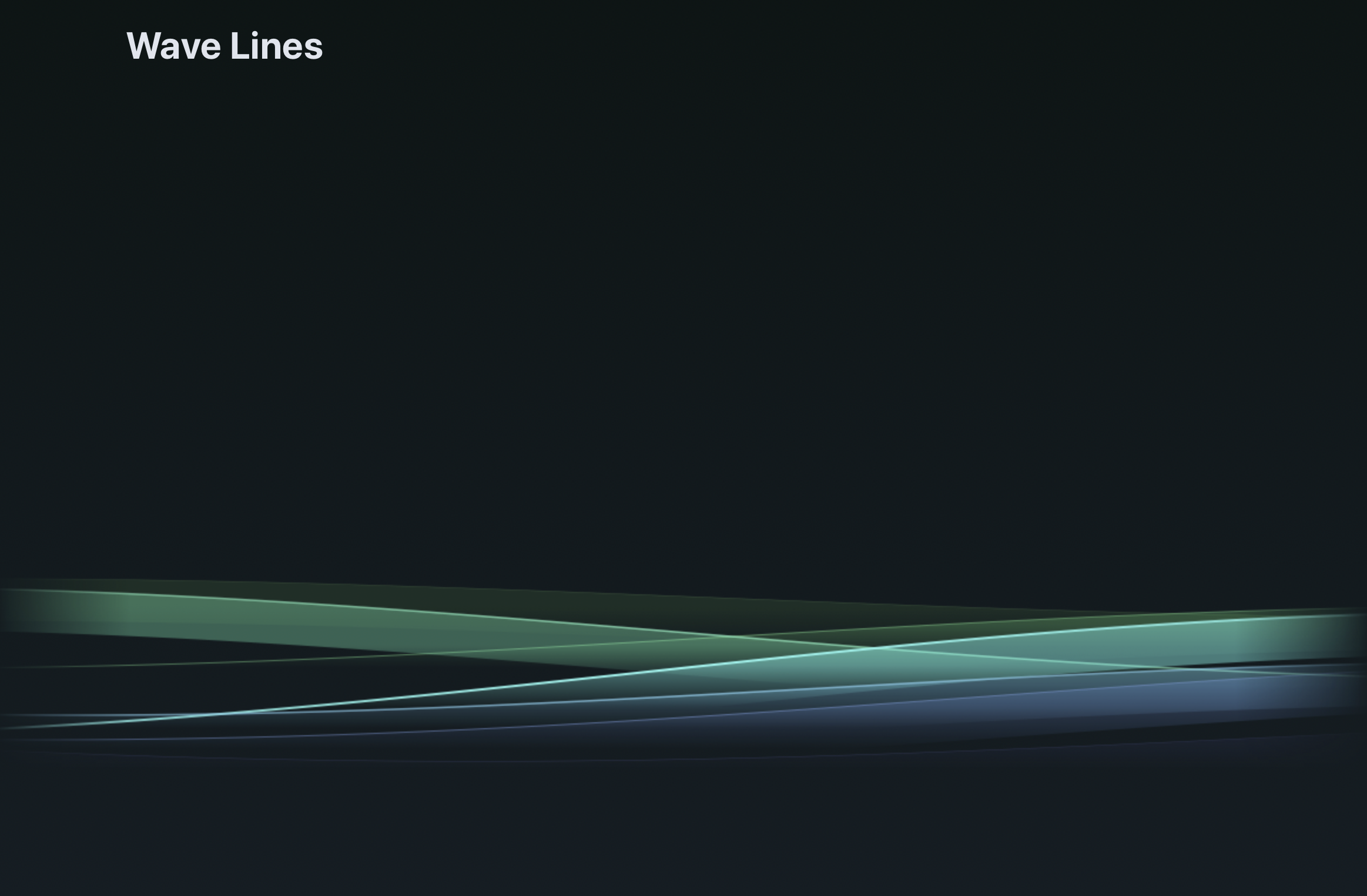 WaveLines background