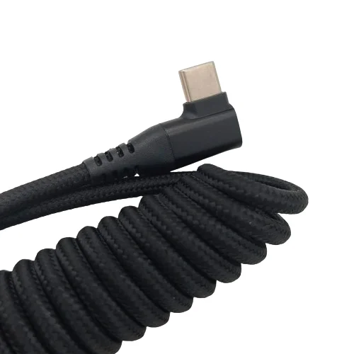 Spiralkabel (schwarz)