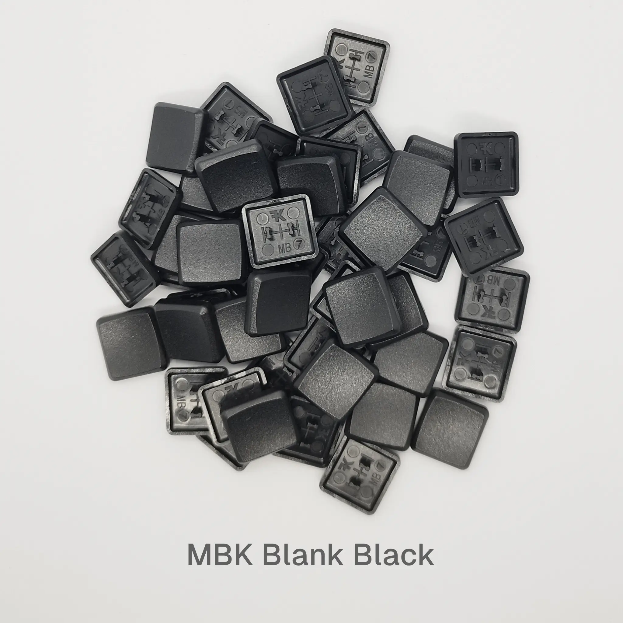 MBK Blank Black Keycaps