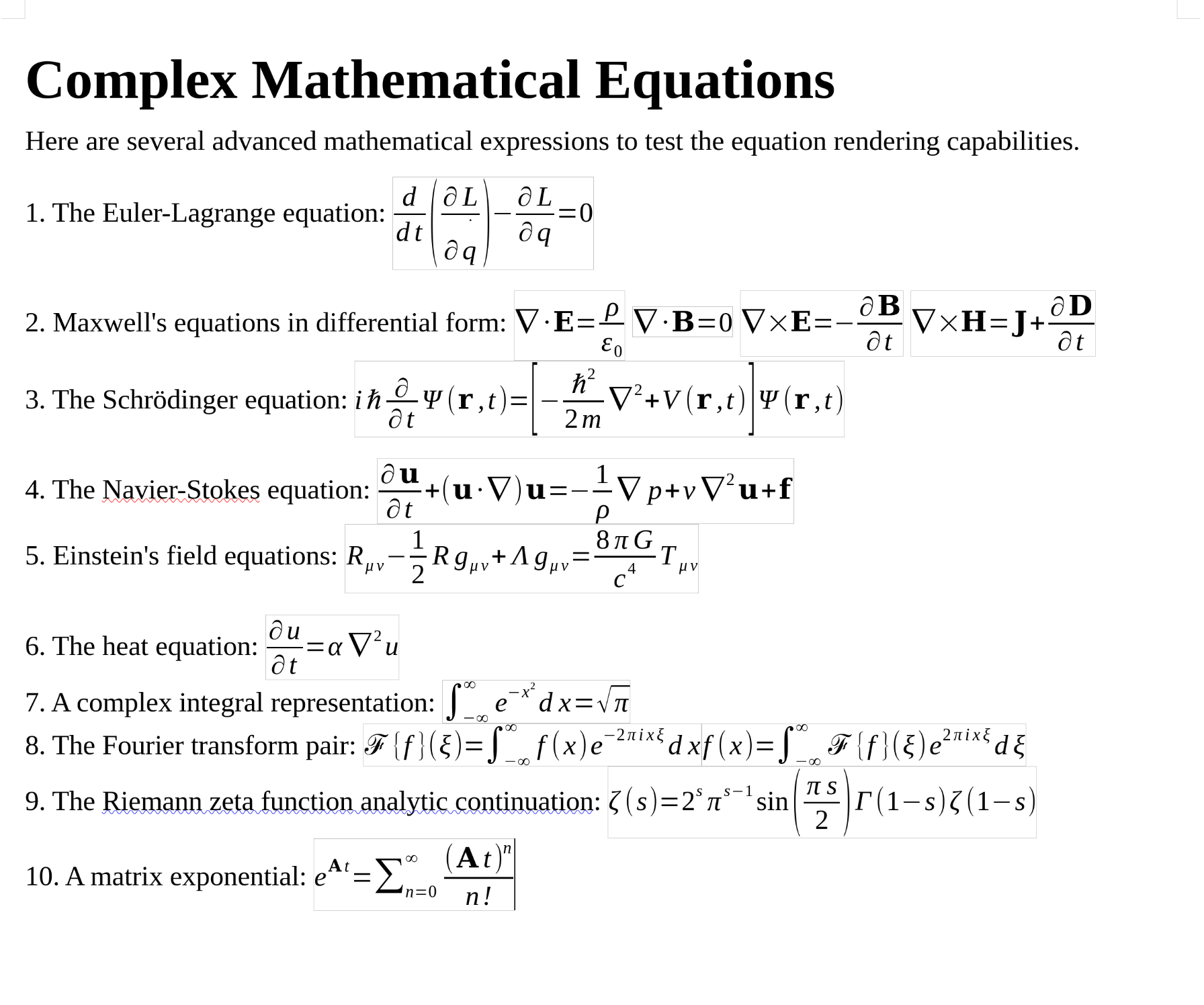 Math Expressions